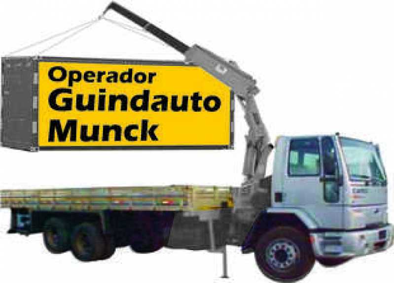 Curso de Operador de Guindaste Tipo Munck Vila Monte Belo - Curso de Operador de Caminhão Guindaste Munck